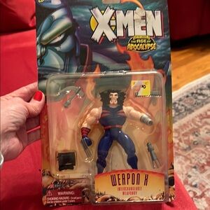 Marvel X-Men Apocalypse Figure with Red and Blue Accents